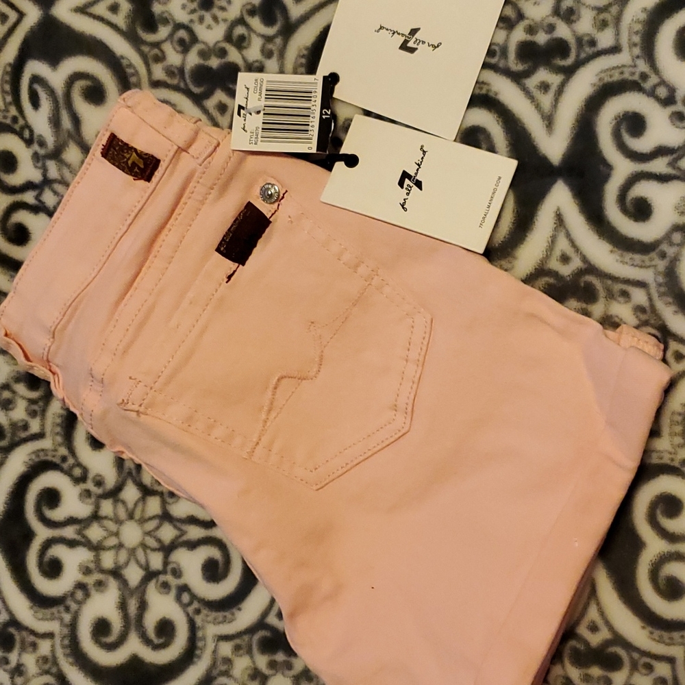 7" for Mankind little girl shorts